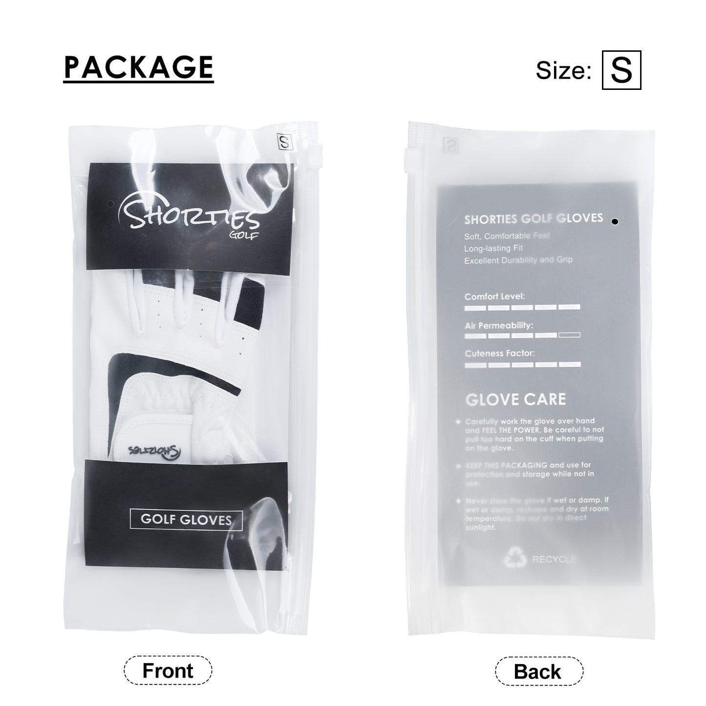 Shorties Golf Gloves