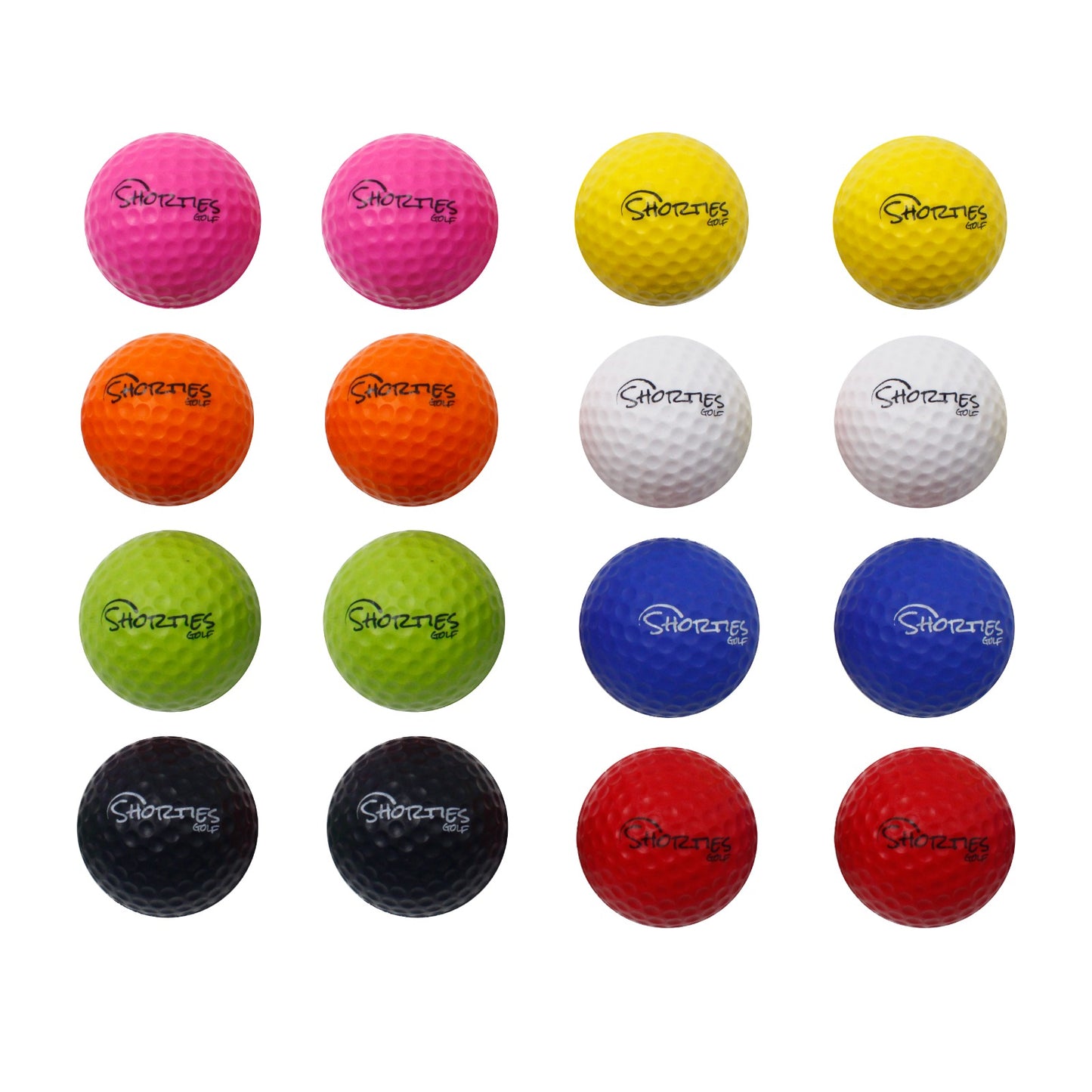 Shorties Practice Golf Balls | 8-Pack