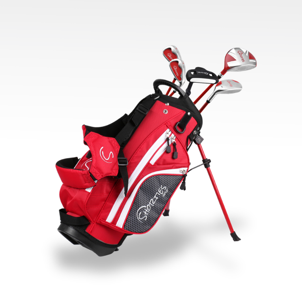 Shorties TOT kids golf club set in red