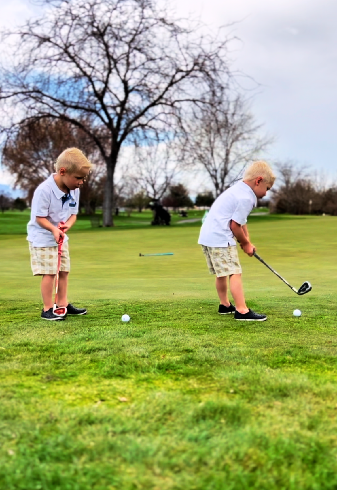 Kids golf swing